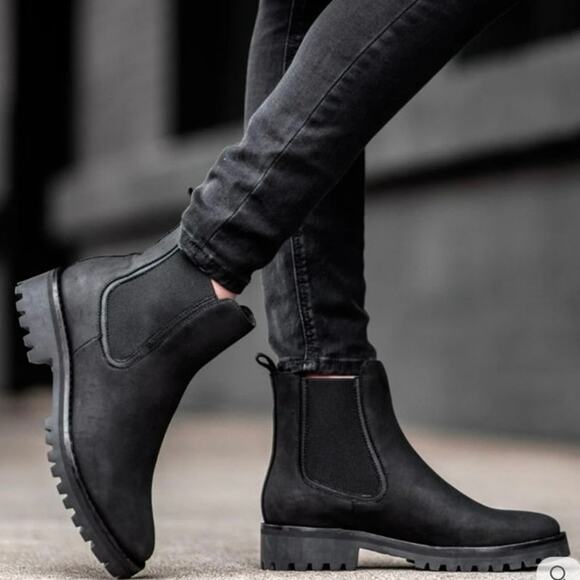 NEW Thursday Boot Company Black Matte Legend Chelsea Boots - Picture 1 of 7